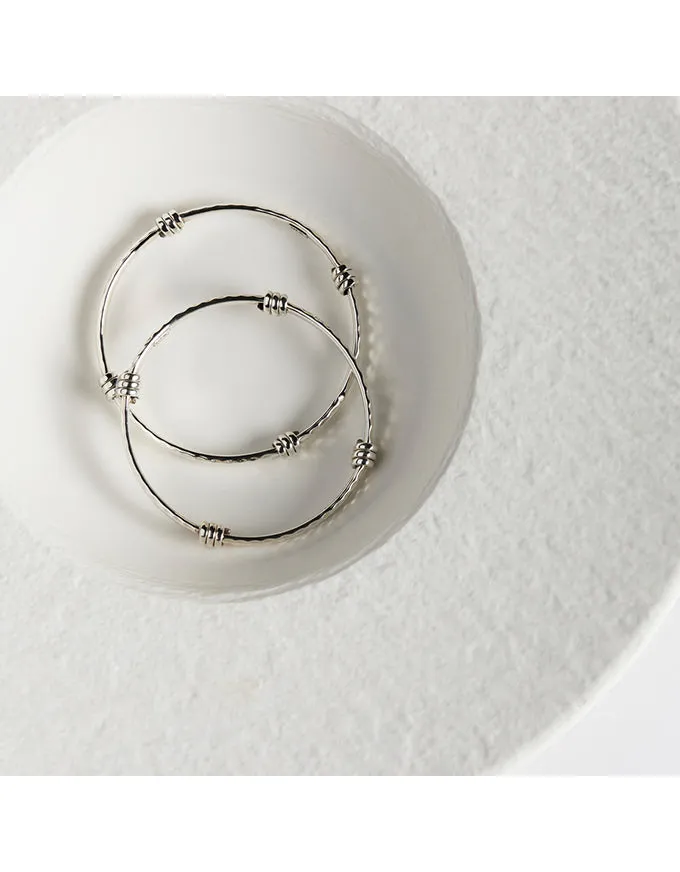 Silver Amarres Bangle 64mm