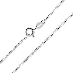 Silver Curb Chain 1.00mm (CHN1021)