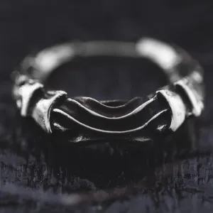 Silver Futuristic Hoop Earrings Cyberpunk Jewelry Unisex Everyday Wear SciFi Inspired Unique Tech Lover Gift