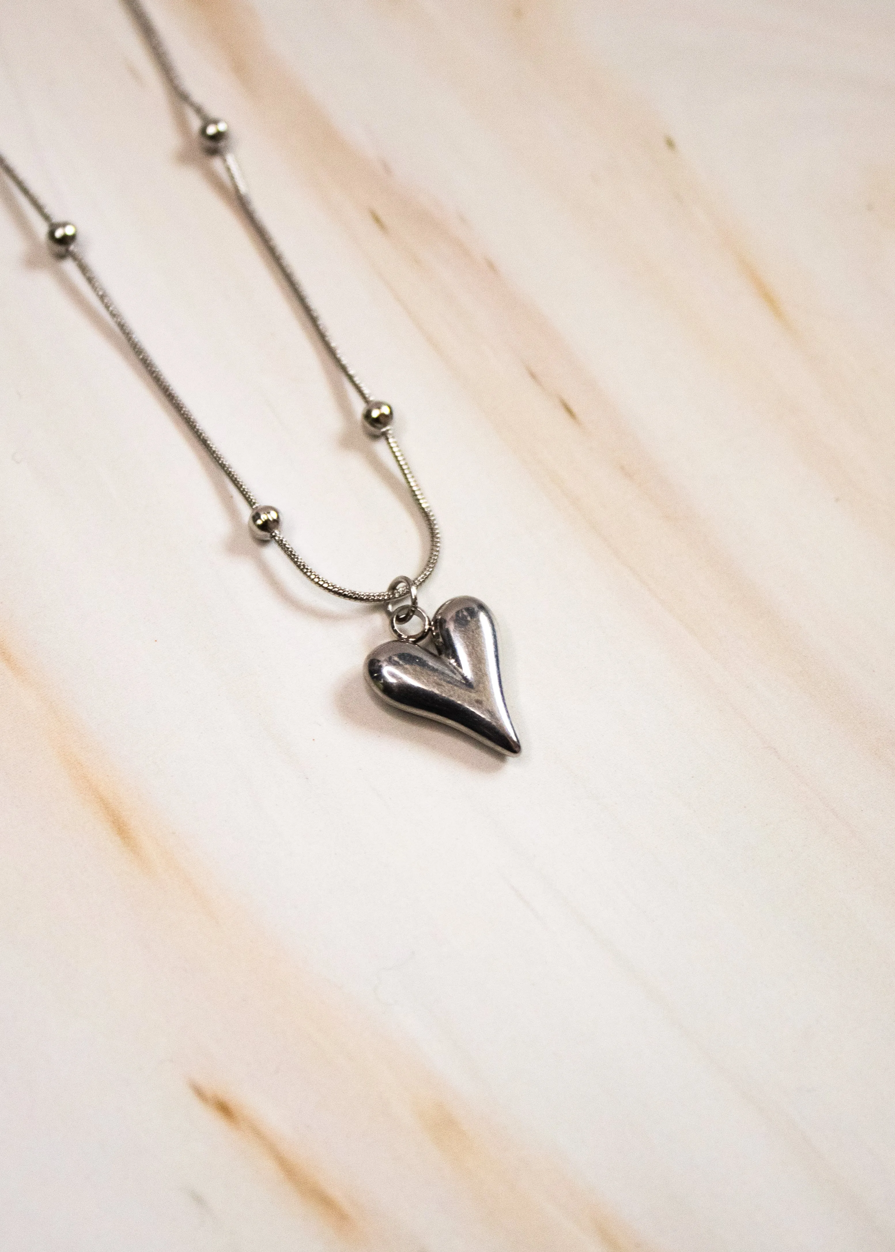 Silver Heart Necklace
