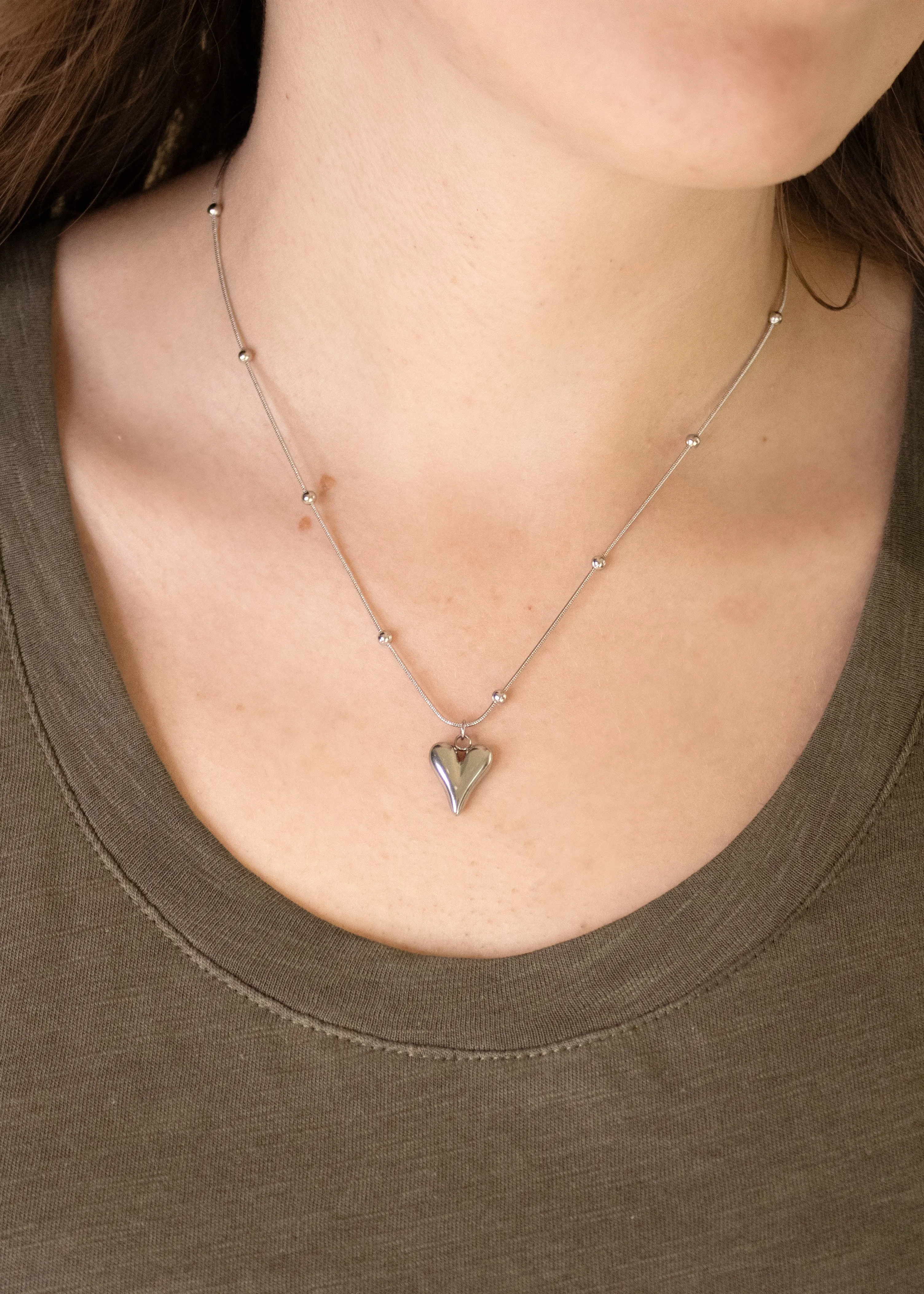 Silver Heart Necklace