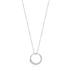 Silver Luxe Circle Necklace