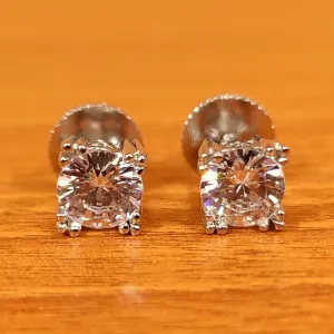 SILVER PLATED SIGNITY STUDDED SCREW PATTERN STUDS