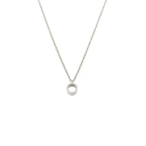 Silver Tube Necklace