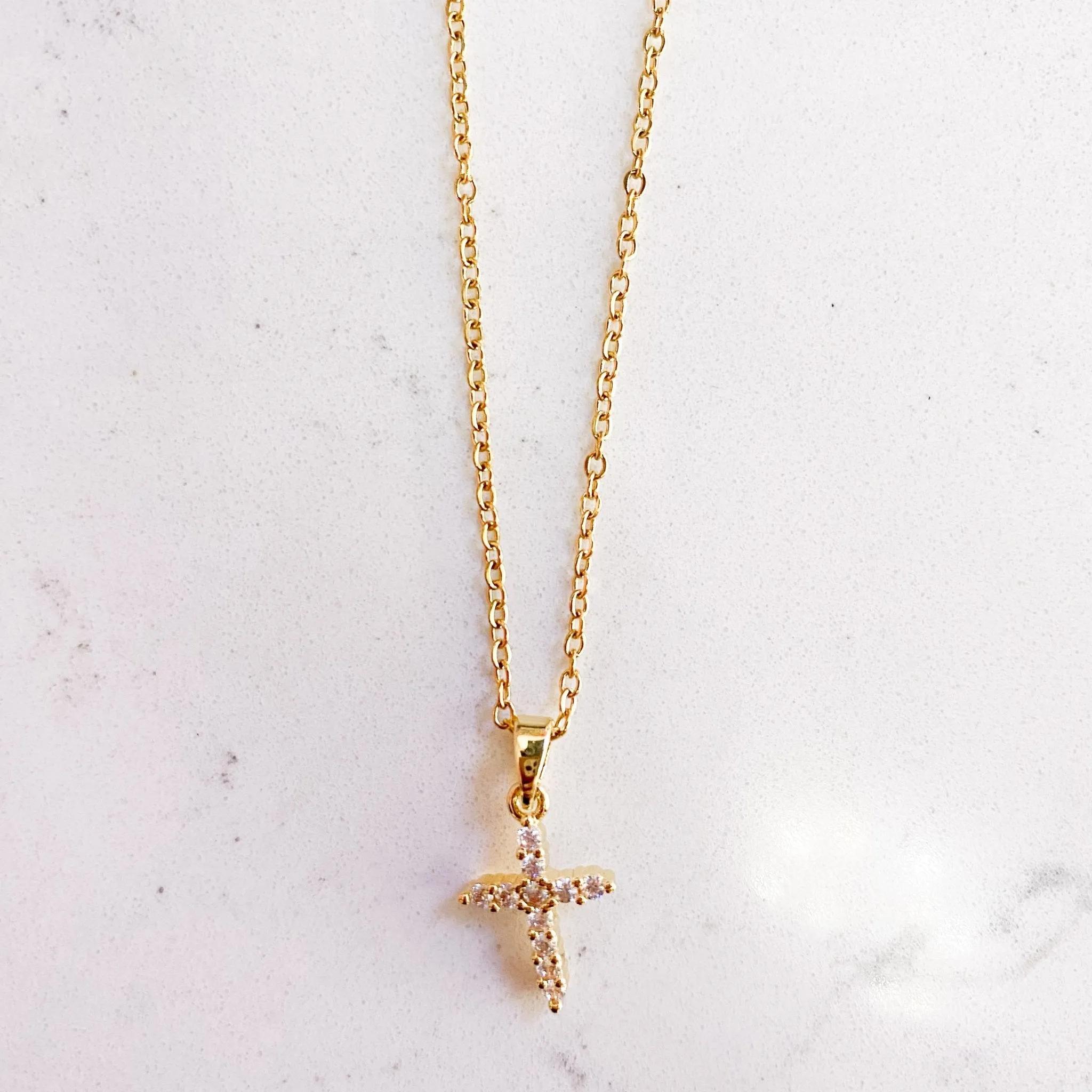 Simple Cross Necklace
