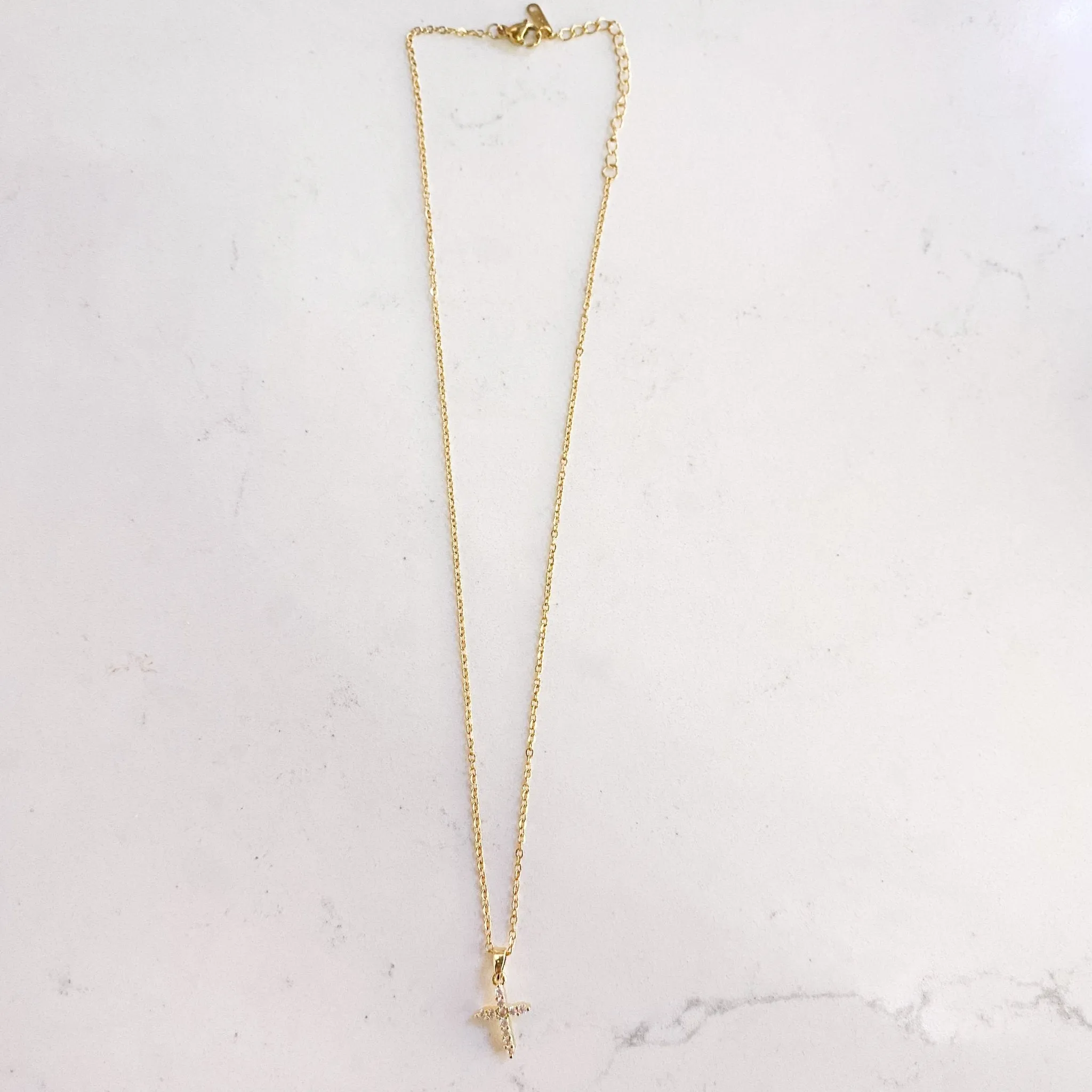 Simple Cross Necklace