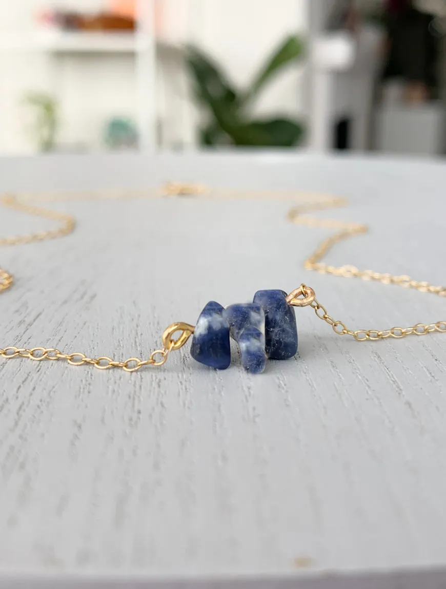 Simple Sodalite Necklace