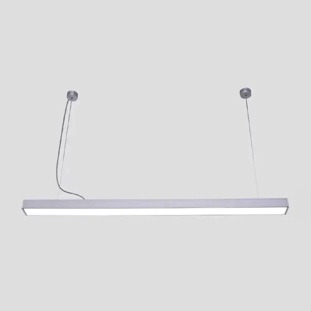 Sleek Acrylic Bar LED Suspension Pendant Light for Office Spaces