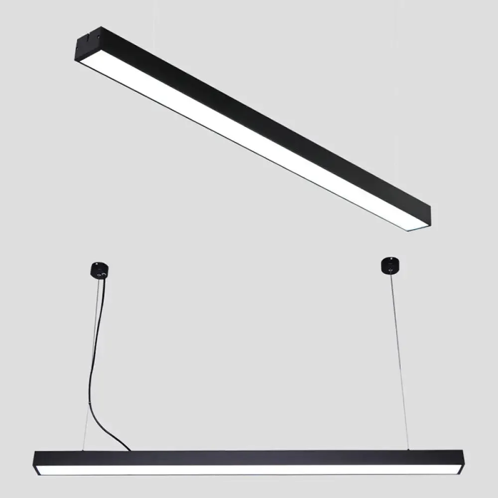 Sleek Acrylic Bar LED Suspension Pendant Light for Office Spaces