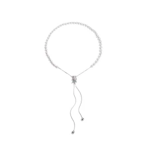 Solo Tulip Silver Long Chain