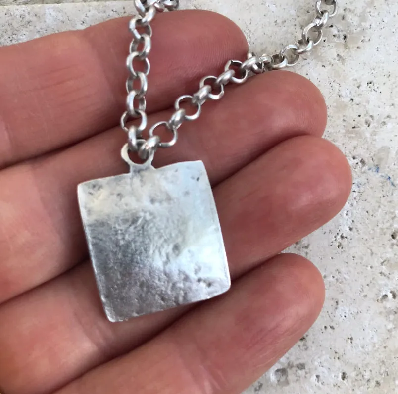 Square Pendant Necklace