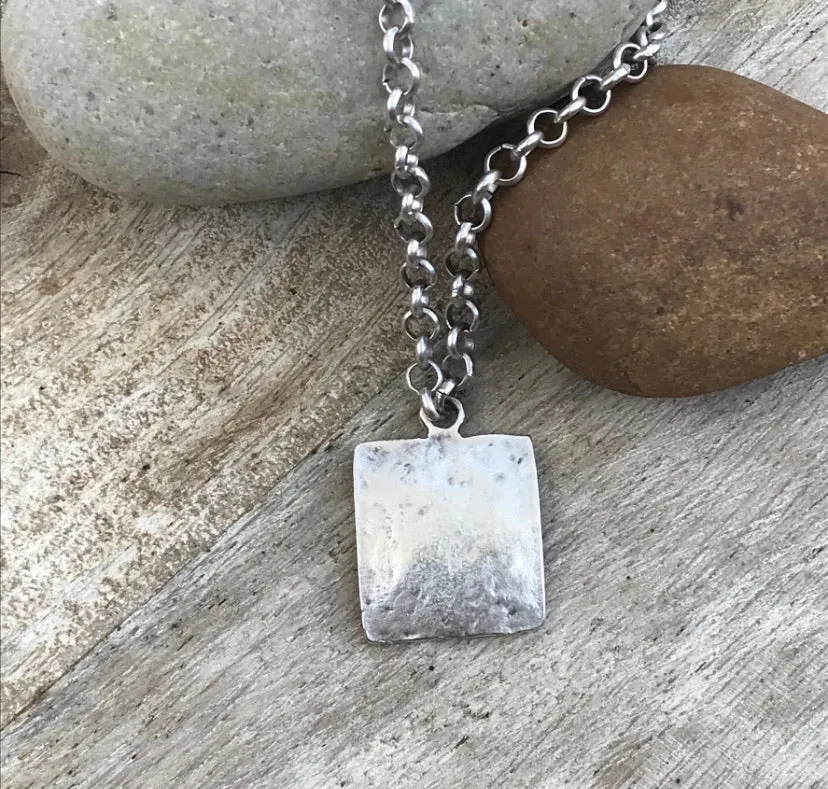 Square Pendant Necklace