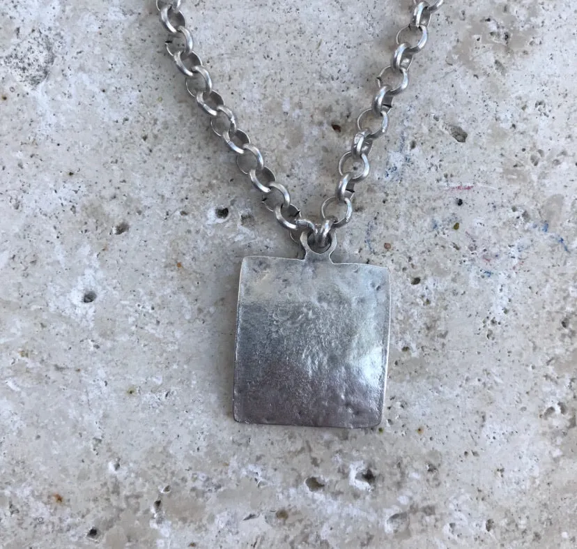 Square Pendant Necklace