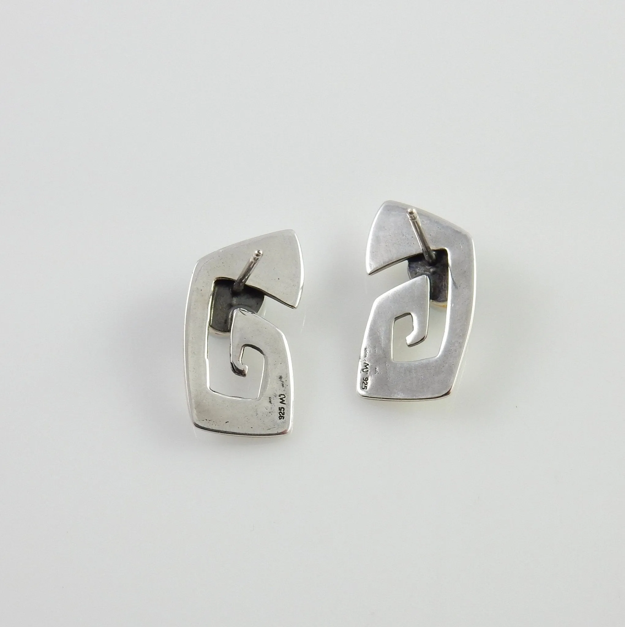 Sterling Silver Blue Topaz Post Earrings