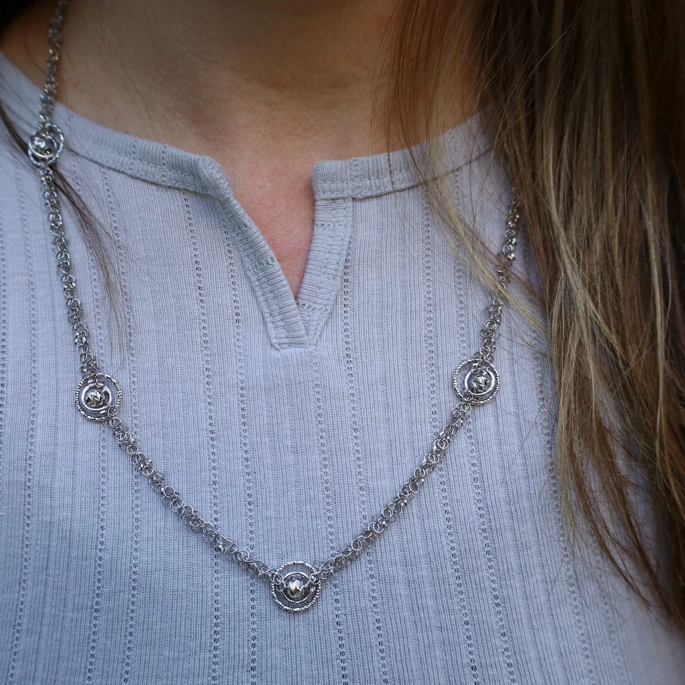 Sterling Silver Jane Webb Necklace