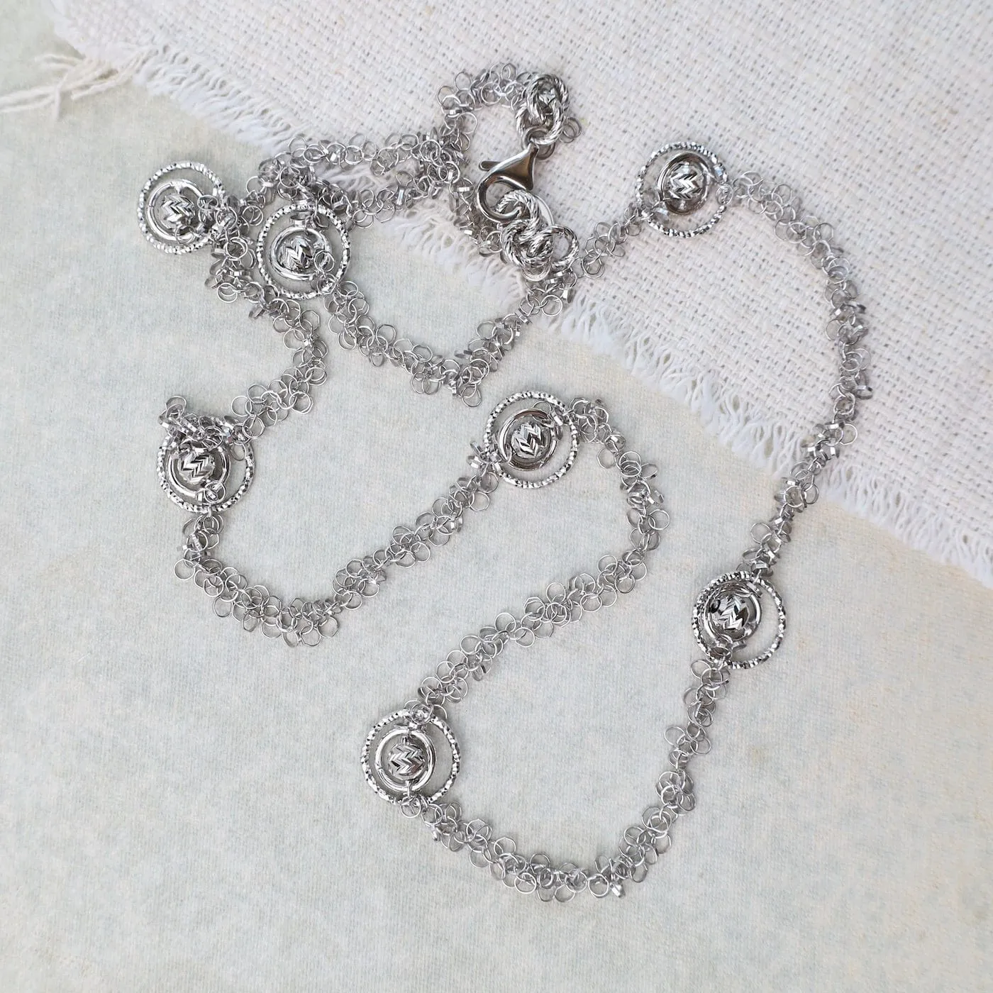 Sterling Silver Jane Webb Necklace