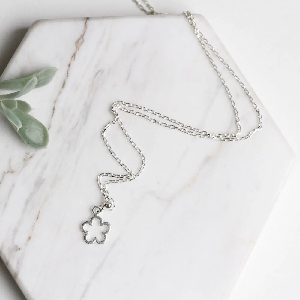 Sterling Silver Posy Necklace