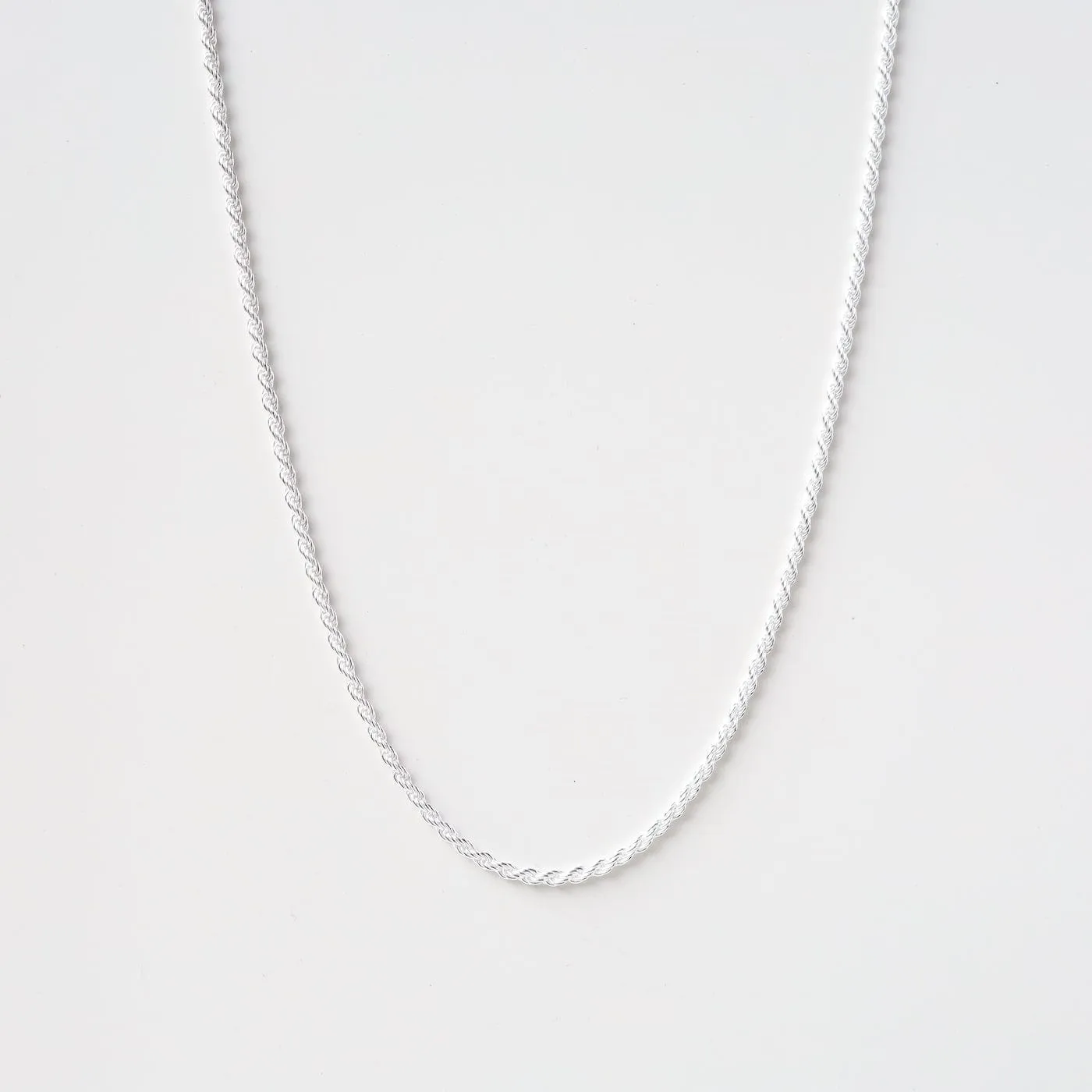 Sterling Silver Rope Chain - 20"