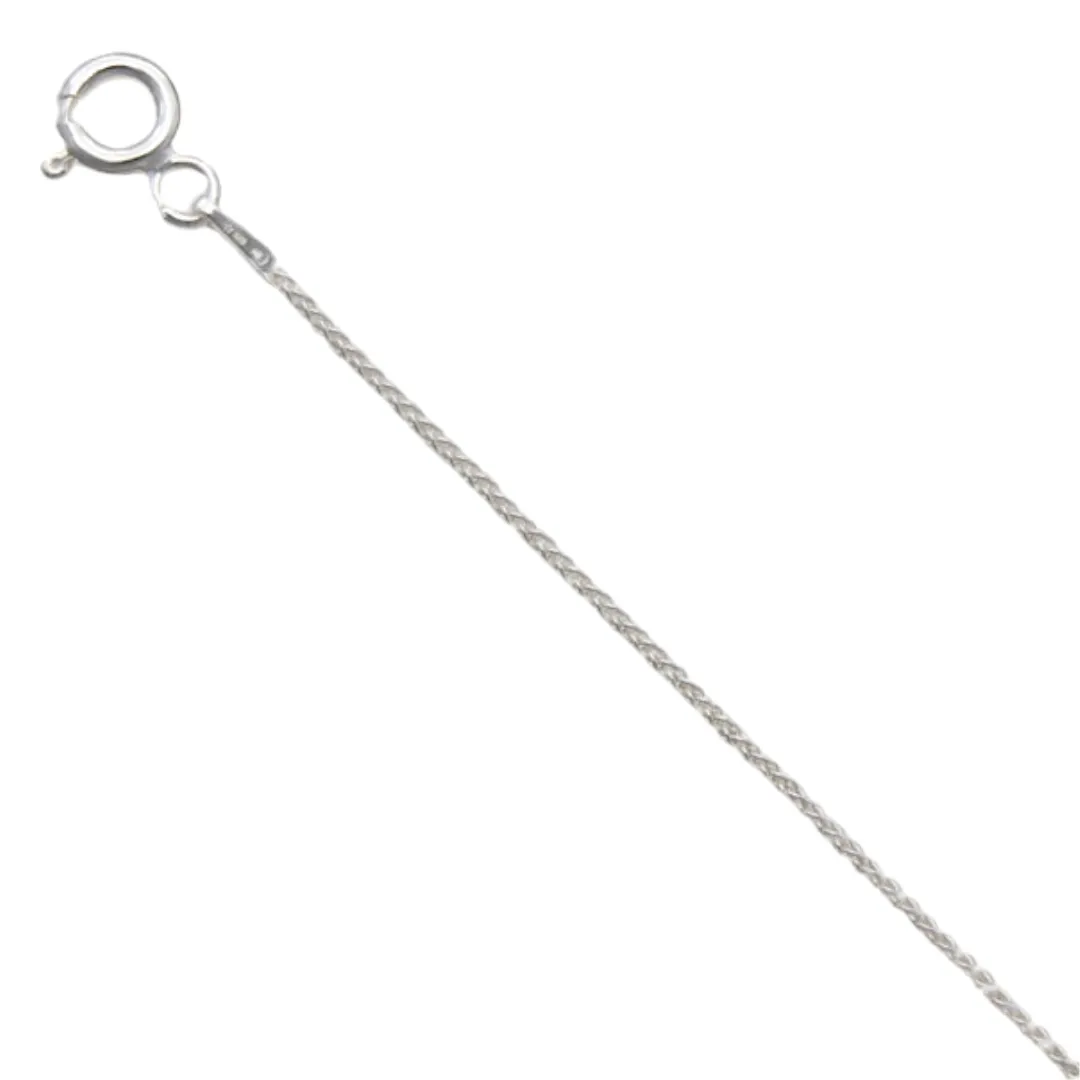 Sterling Silver Spiga 20" Chain