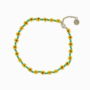 Sunflower Seed Bead Anklet