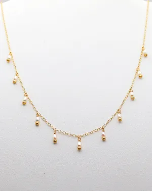 Susan Rifkin Pearl Multi Charm Necklace | Multiple Sizes