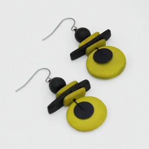 SYLCA  Assuta Lime Drop Earrings