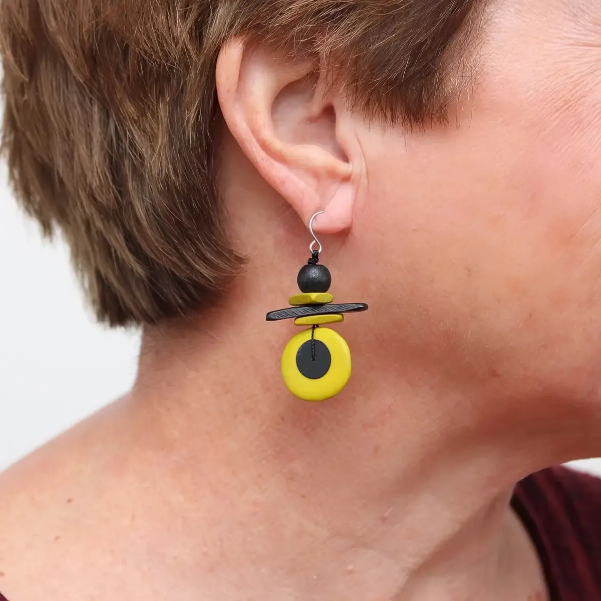 SYLCA  Assuta Lime Drop Earrings