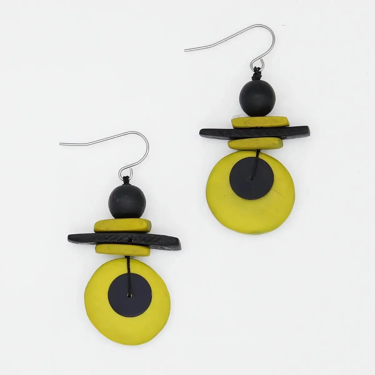 SYLCA  Assuta Lime Drop Earrings