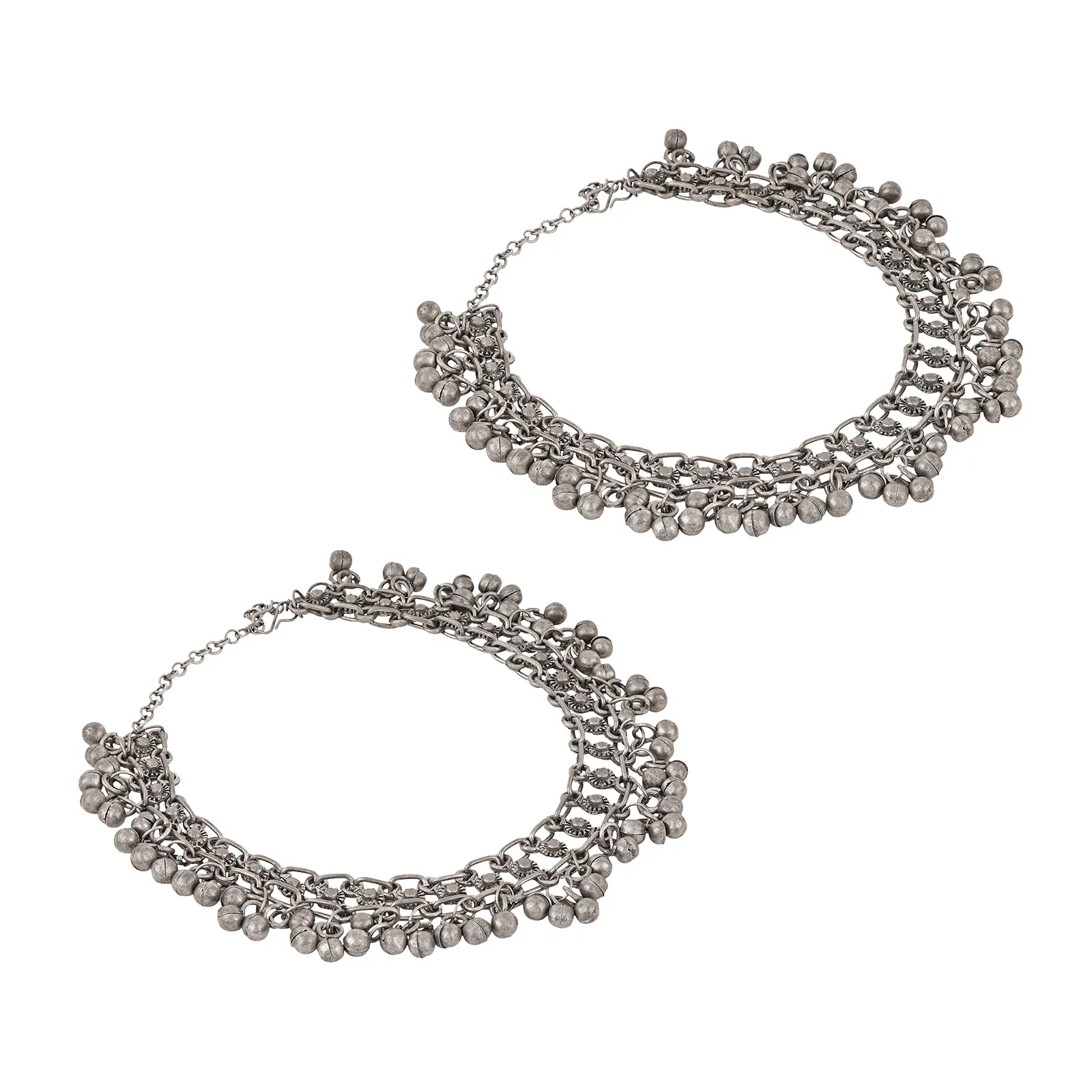 Teejh Aradhya Oxidised Anklet