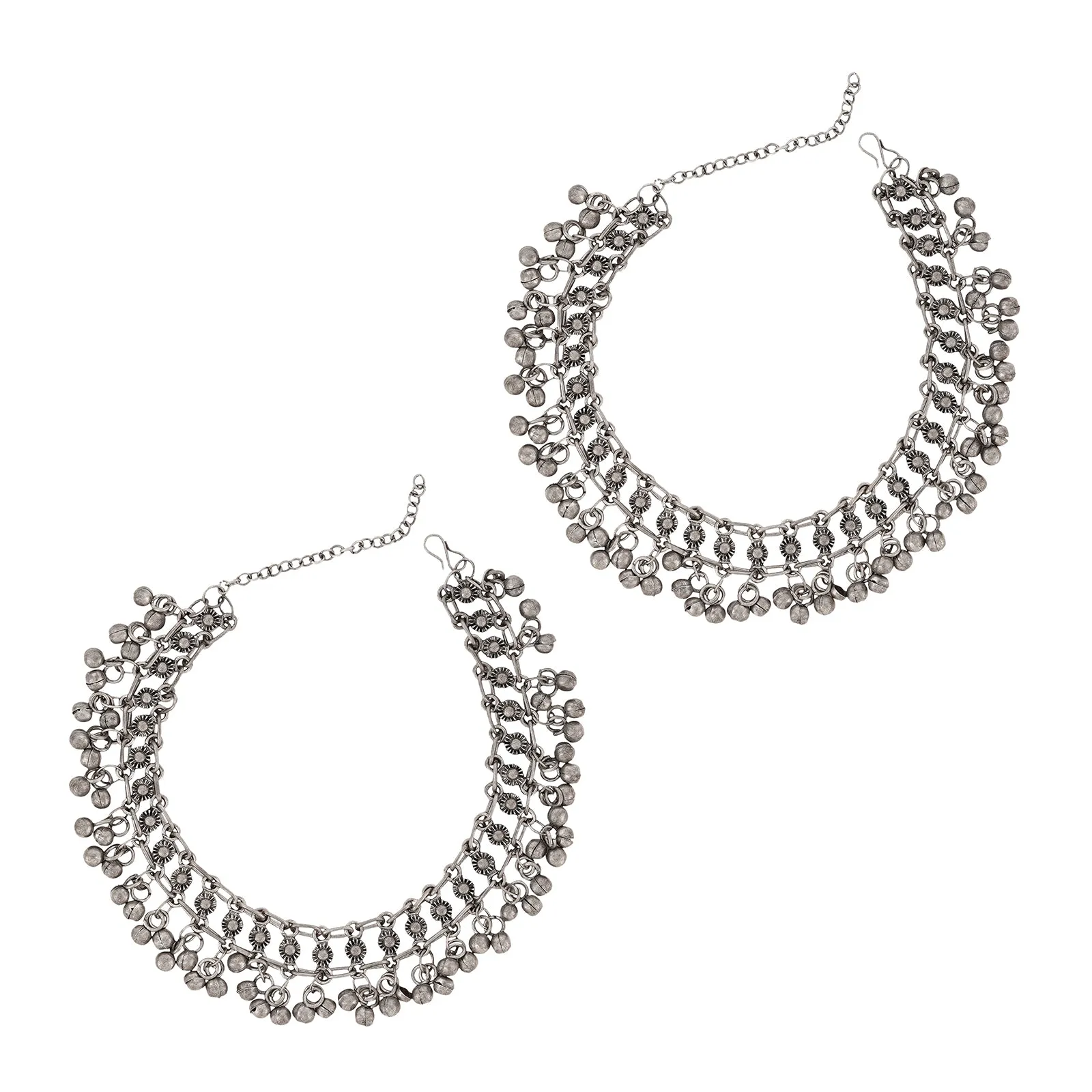 Teejh Aradhya Oxidised Anklet