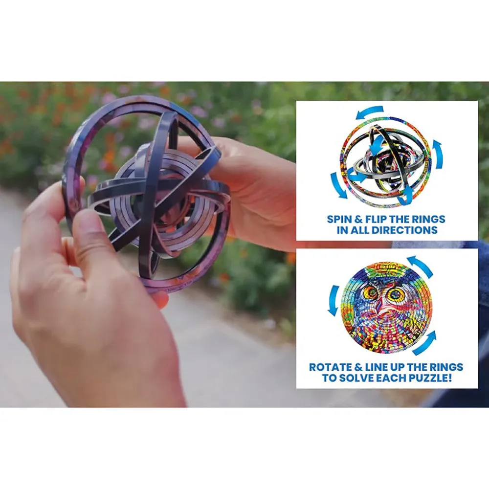 Teenage Mutant Ninja Turtles Spin Flip Puzzle - 12 Rings - Double-Sided