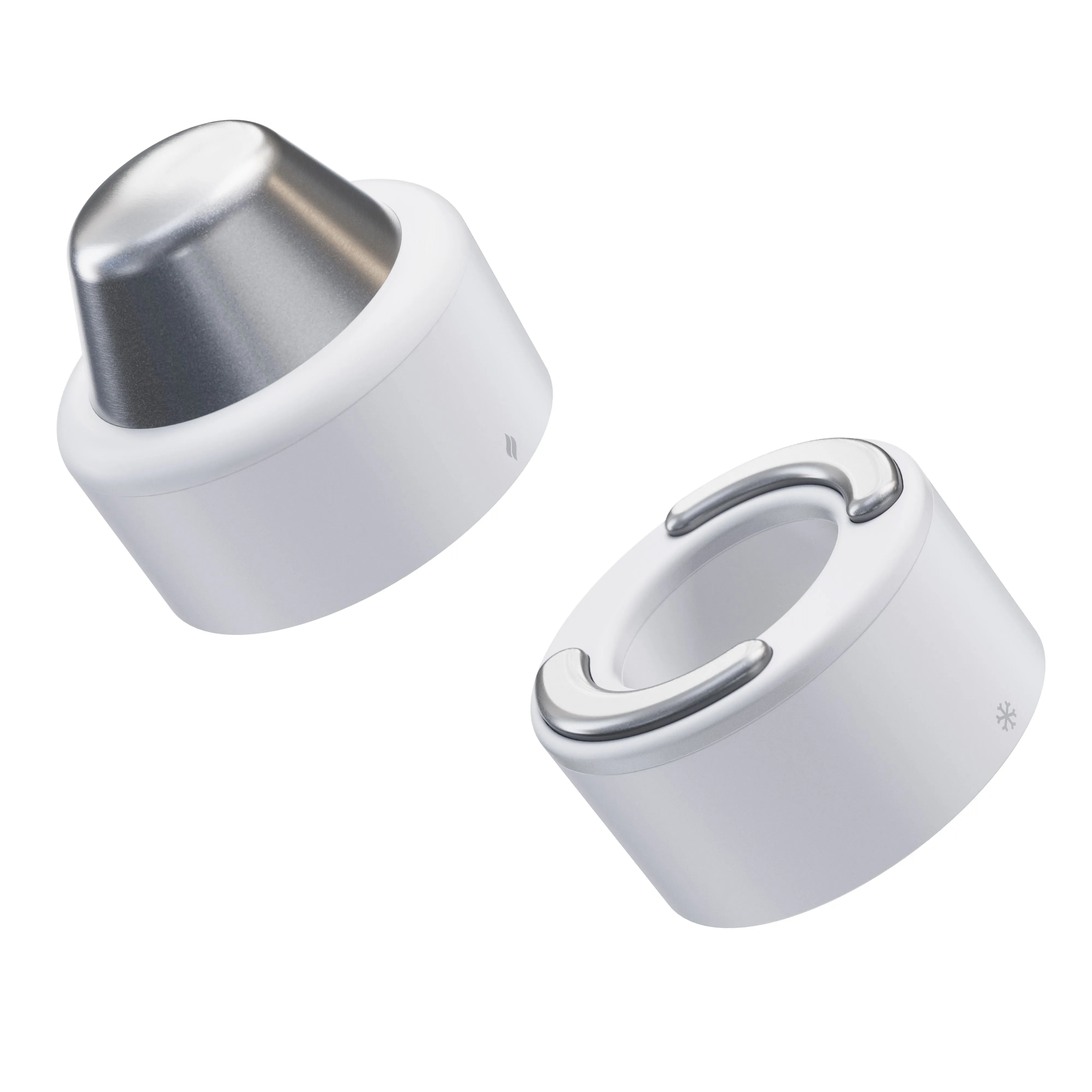 TheraBody TheraFace Hot & Cold Rings - White
