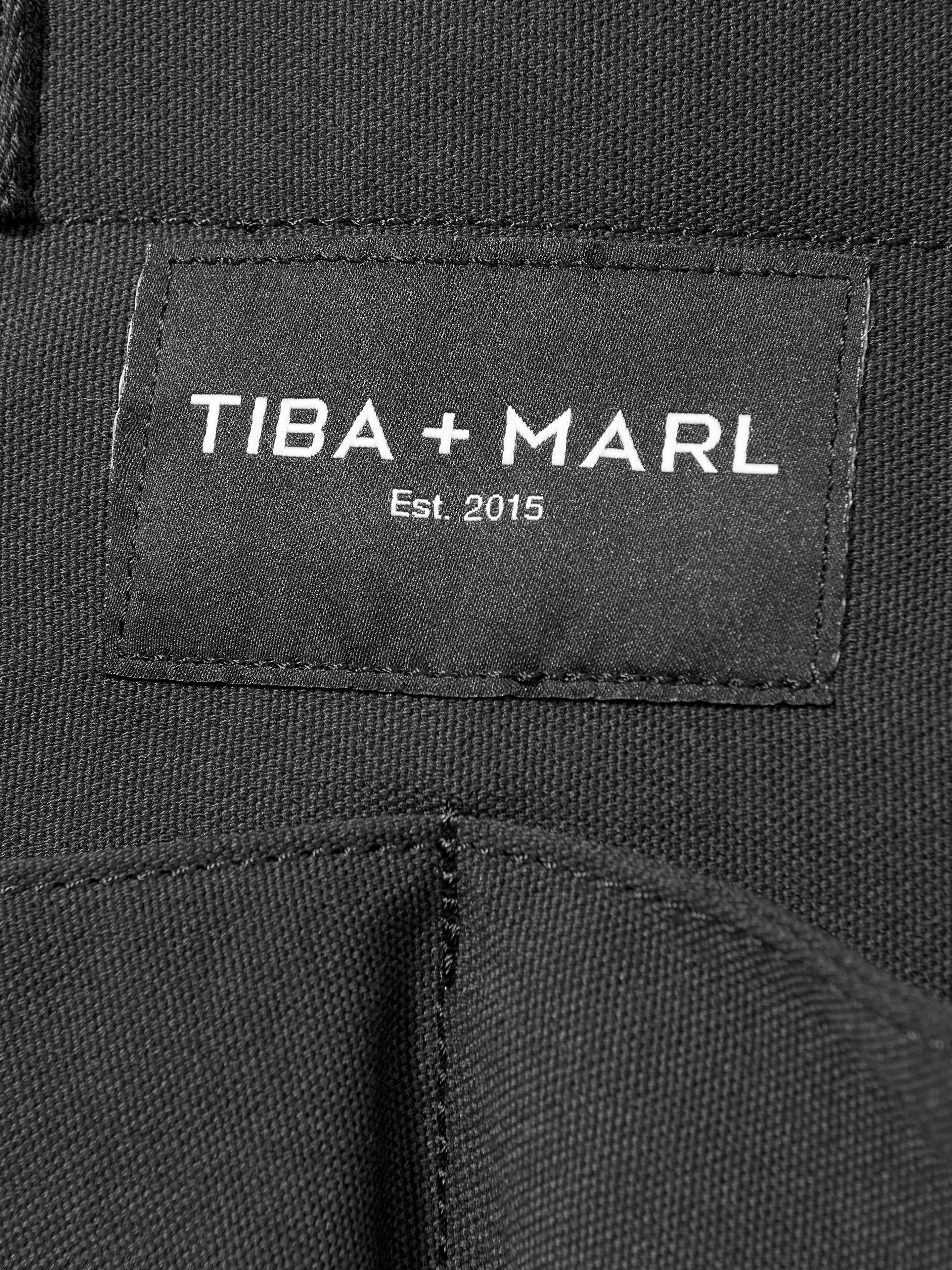 Tiba   Marl Baby The Canvas Tote Bag in Black (30cm)