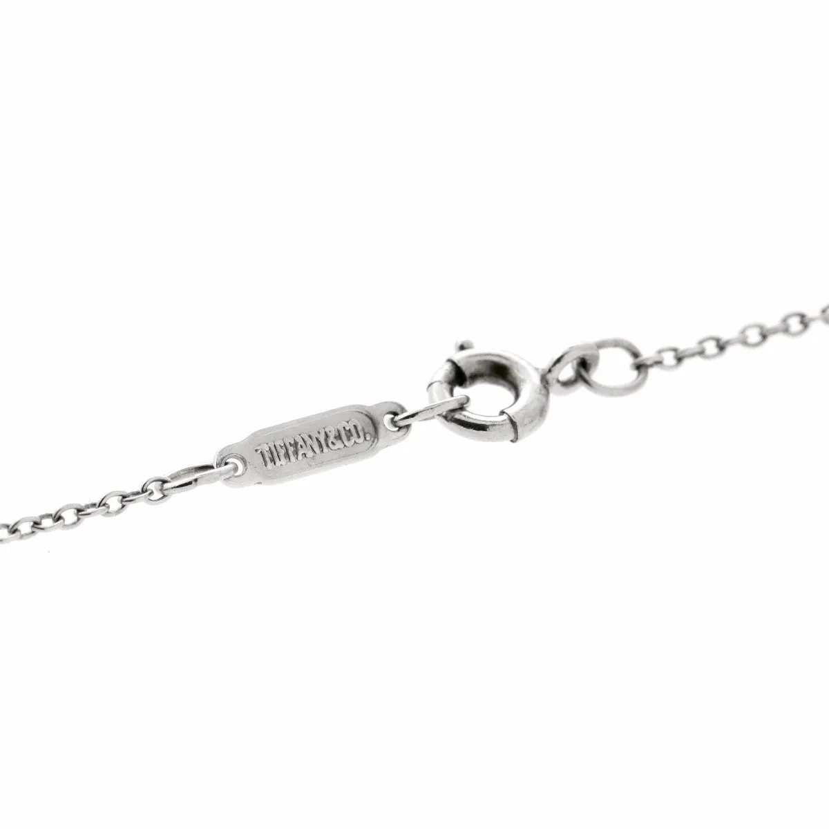 Tiffany & Co Diamond Cross Platinum Necklace