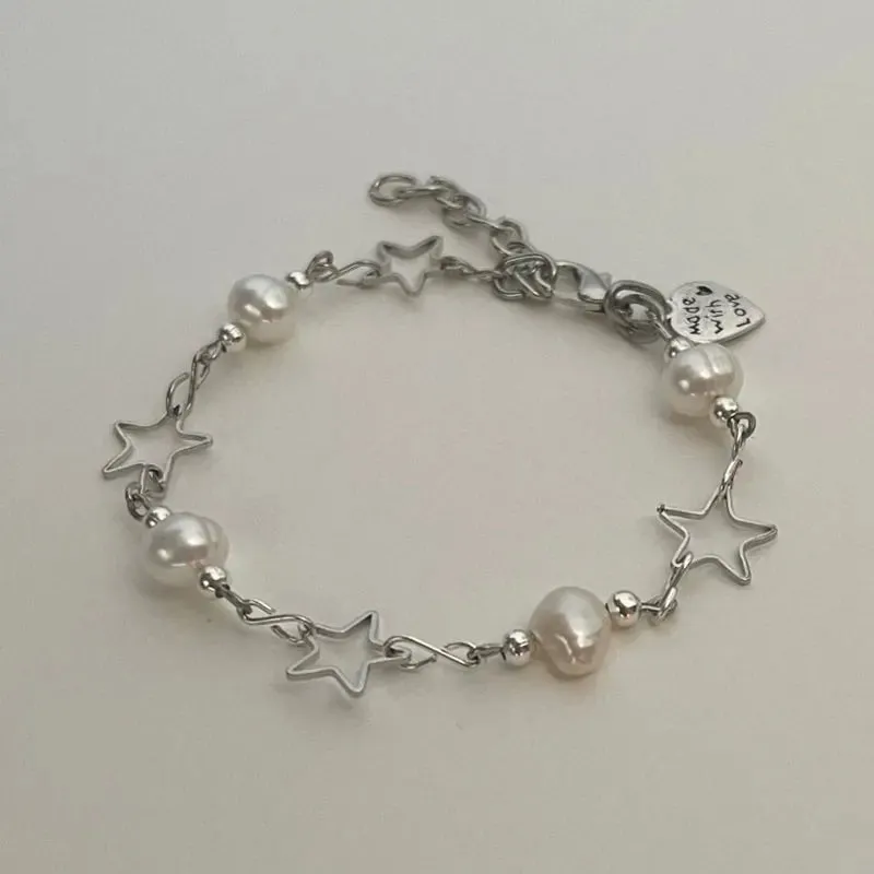 Toleet Pearls and Stars Bracelet