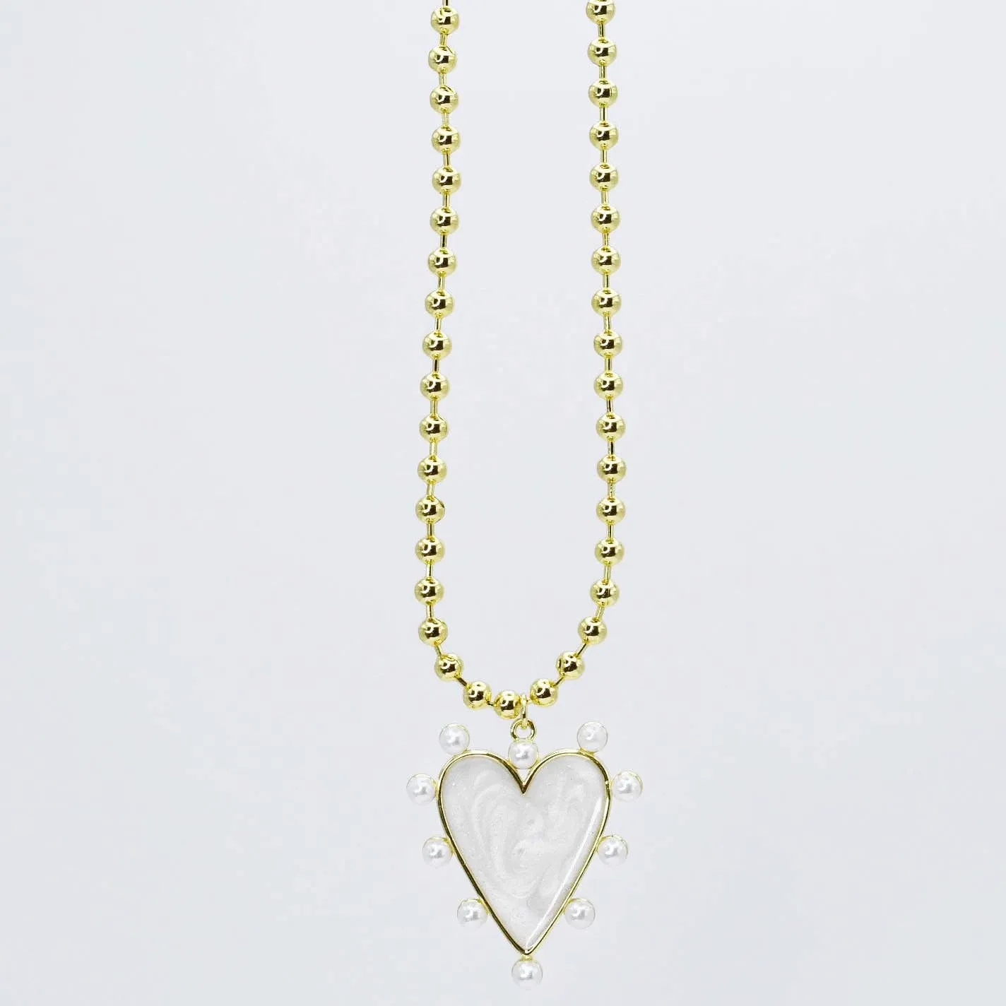 Treasure Jewels | Heart of Pearls Necklace