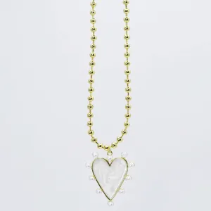 Treasure Jewels | Heart of Pearls Necklace