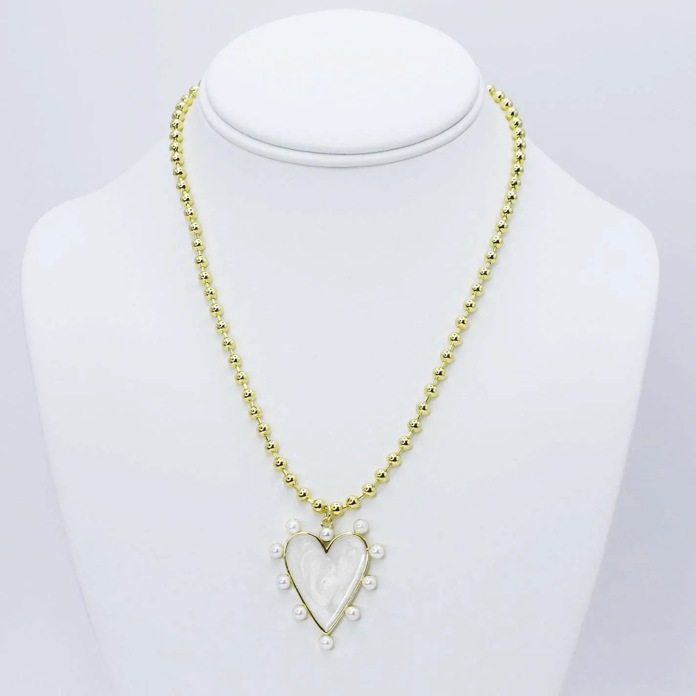 Treasure Jewels | Heart of Pearls Necklace