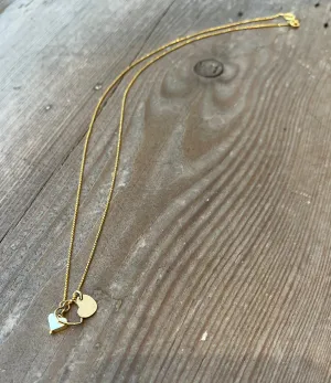 Triple Heart Necklace in Gold