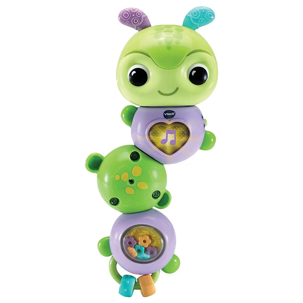 Vtech Twist & Explore Caterpillar Rattle Green Age-3 Months & Above