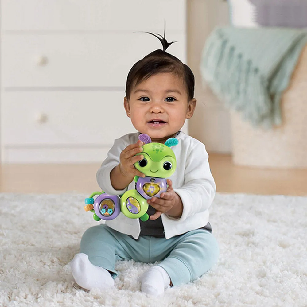 Vtech Twist & Explore Caterpillar Rattle Green Age-3 Months & Above