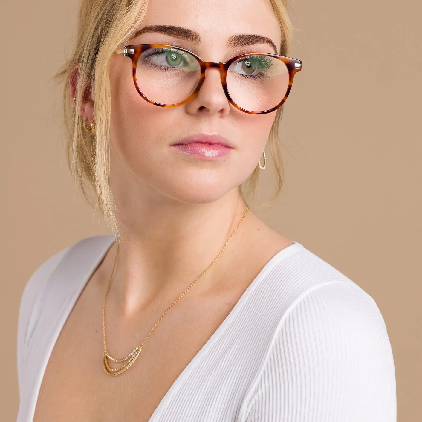 Waterfall Tennis Chain Necklace