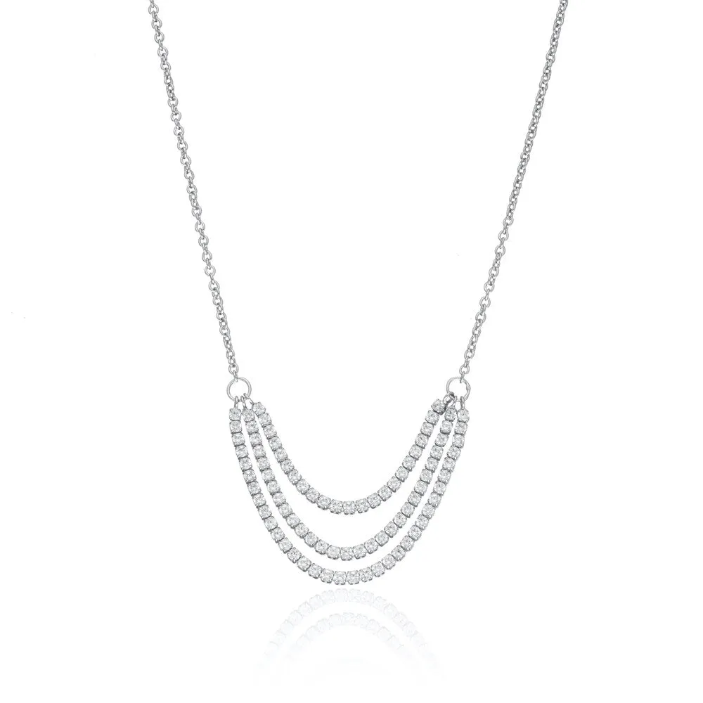 Waterfall Tennis Chain Necklace