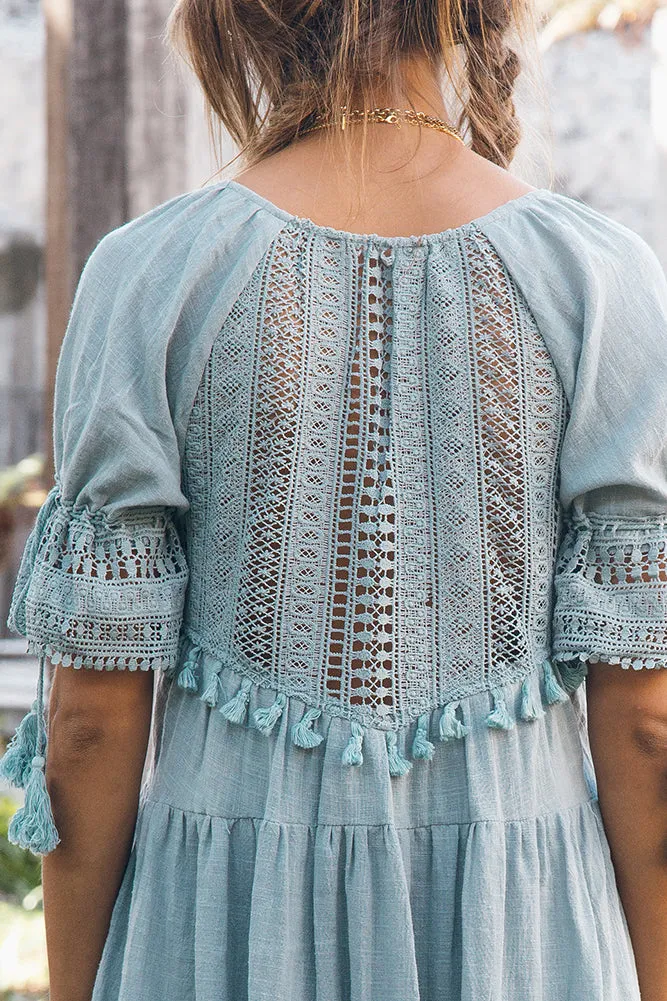 Wave After Wave Dress Sage