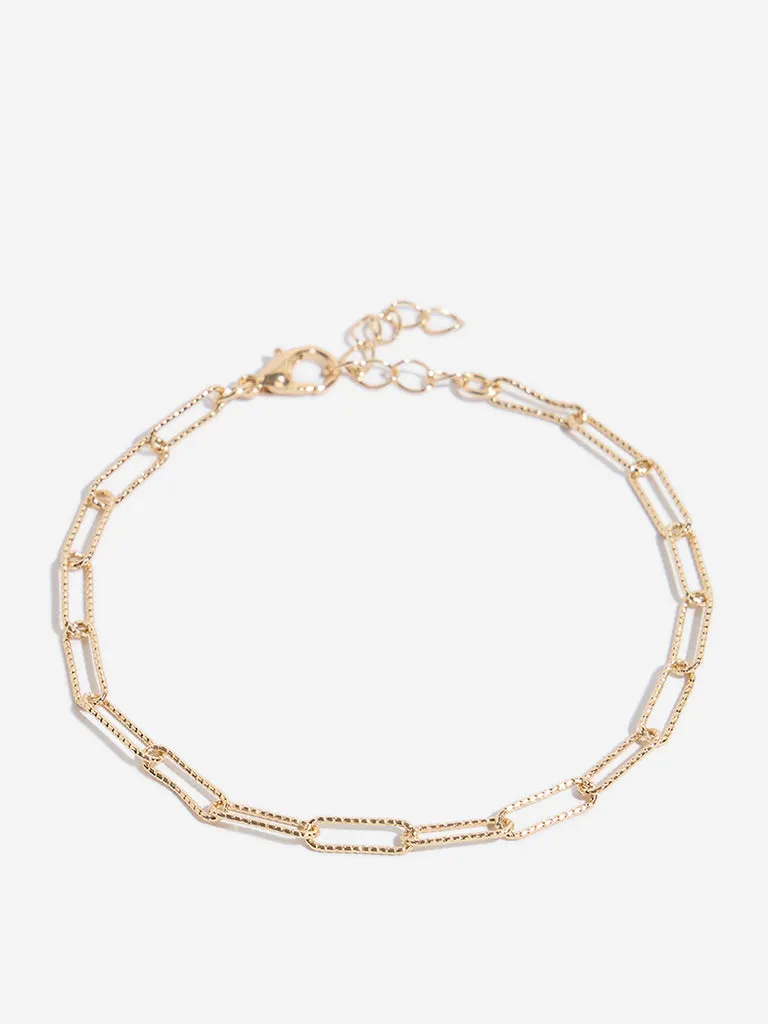 Westside Accessories Gold DIY Multi-Charms Bracelet Set - Pack of 2
