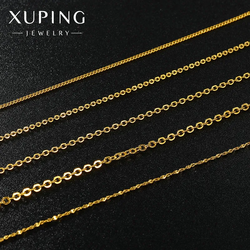 Wholesale 12pcs 24K Gold Plated Pendant Simple Necklaces