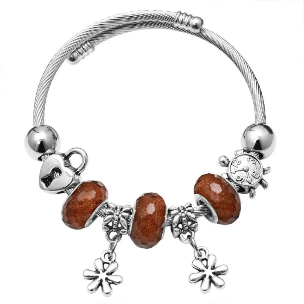 women charm beads bracelets bangles pendants women's viral jewelry ✈️ free.shipping