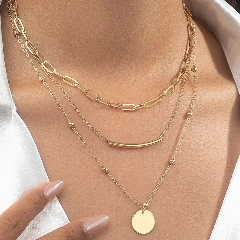 XN006 - Simple Multi-layer Necklace