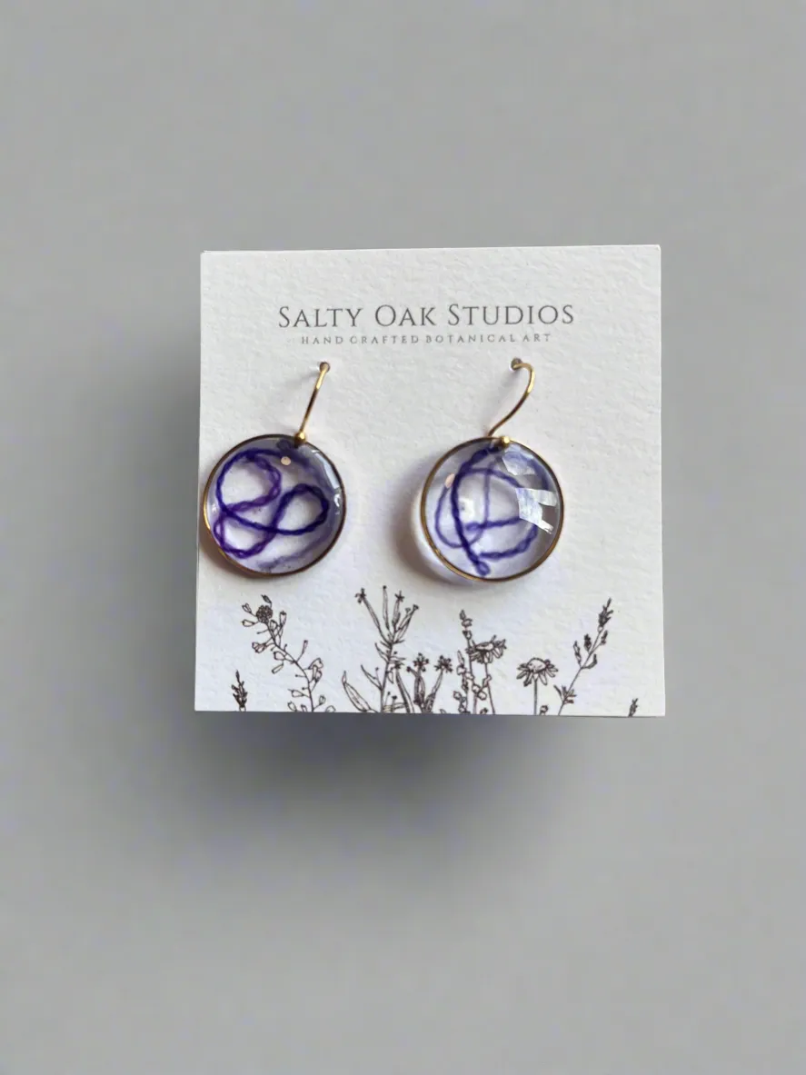 Yarn Resin Earrings | Jewelry