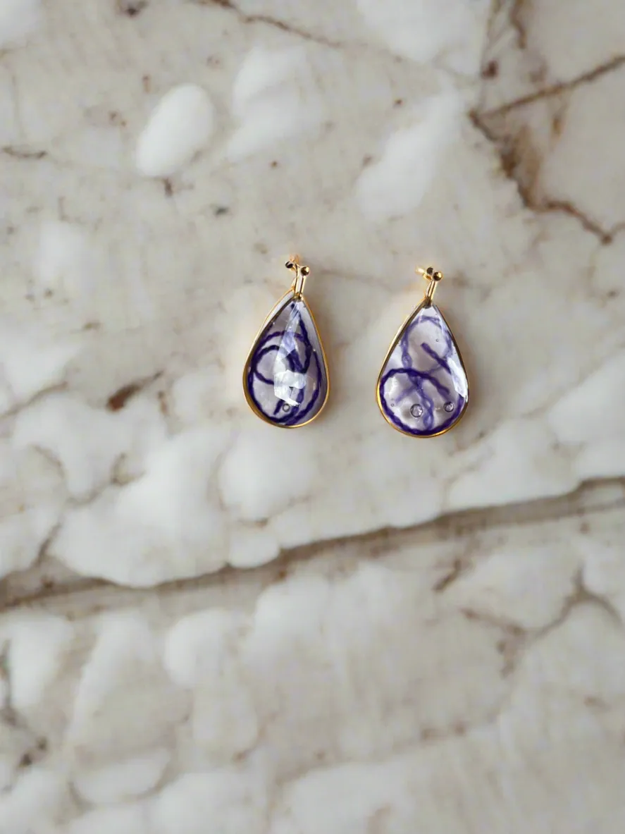 Yarn Resin Earrings | Jewelry